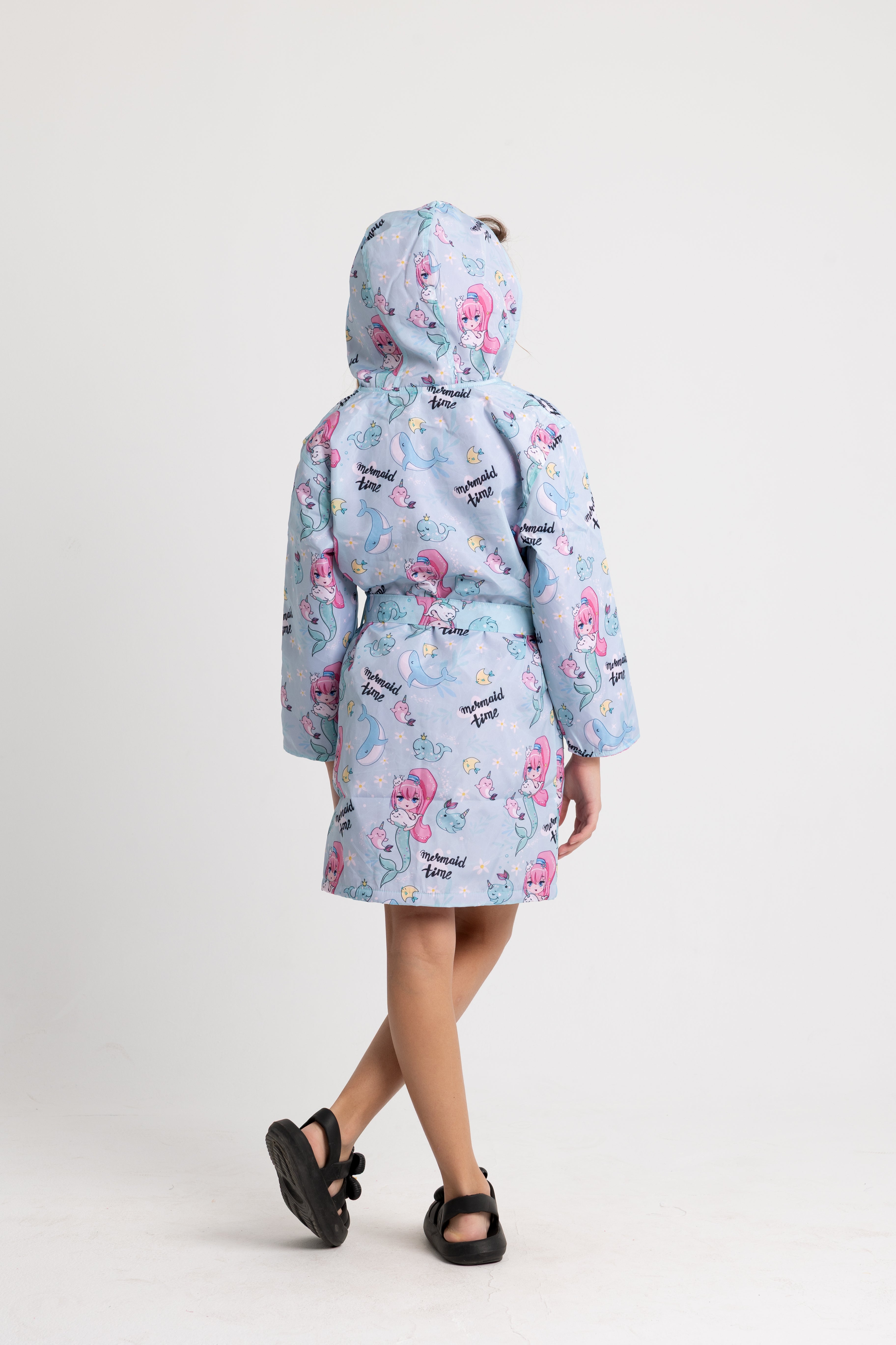 Swim Robe – Waterproof – Mermaid Time for Girls