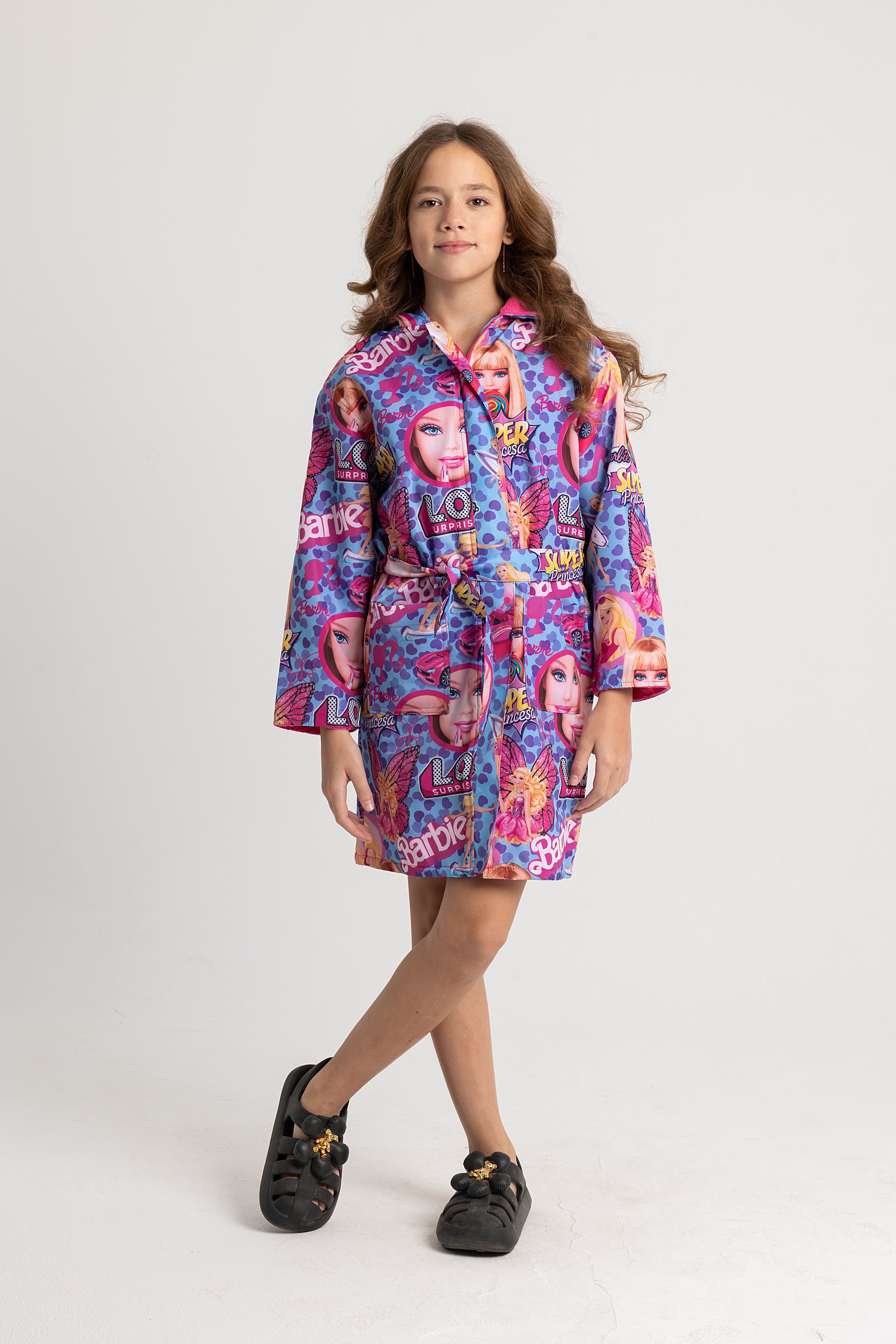 Girls' Waterproof Swim Robe – LOL Design
