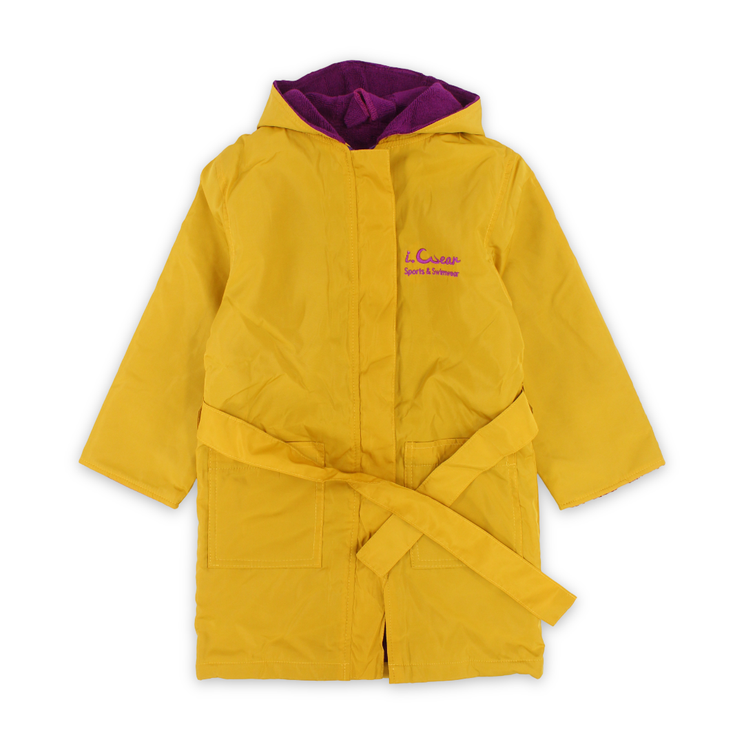 Unisex Waterproof Swim Robe – Yellow - Clothing - I.Wear