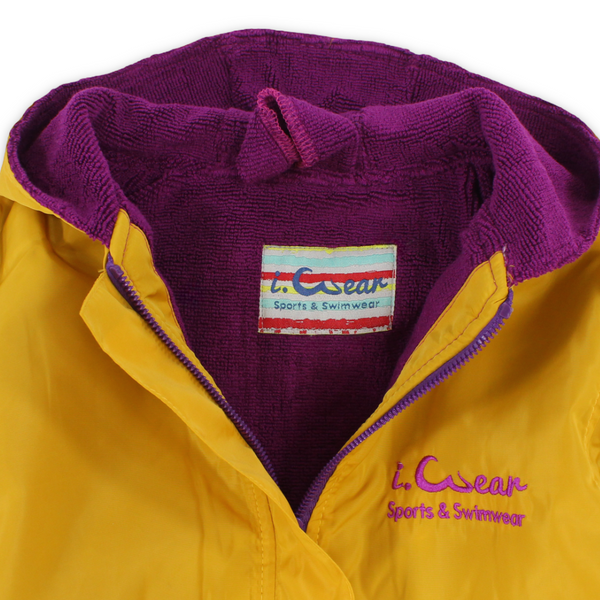 Unisex Waterproof Swim Robe – Yellow