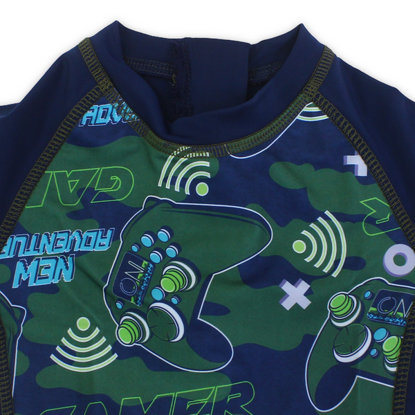 Boys Sunsuit One-Piece – Navy