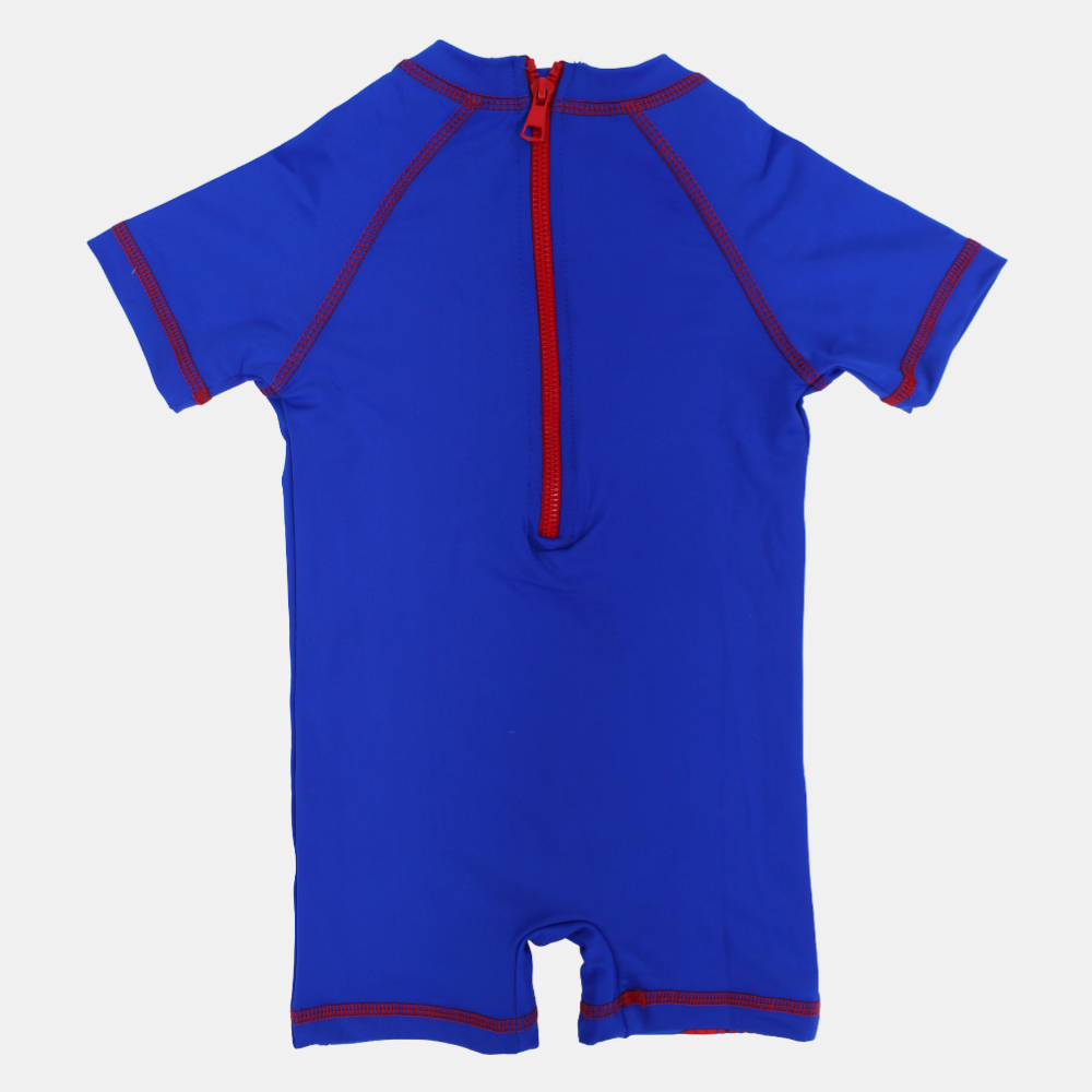 Boys Swimsuit Overall – Goal Print