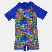 Swimsuit Overall – Deep Sea Blue Print
