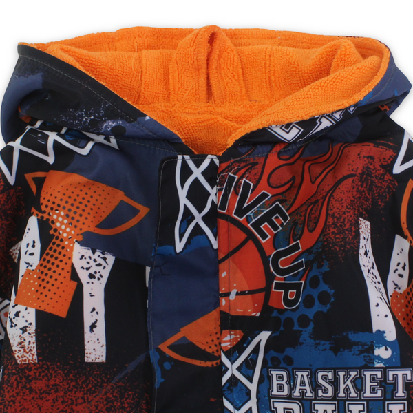 Boys Waterproof Swim Robe – Multicolor