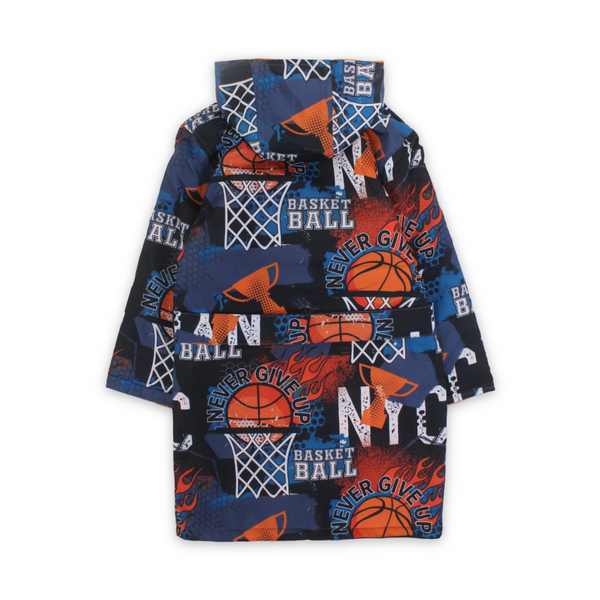 Boys Waterproof Swim Robe – Multicolor