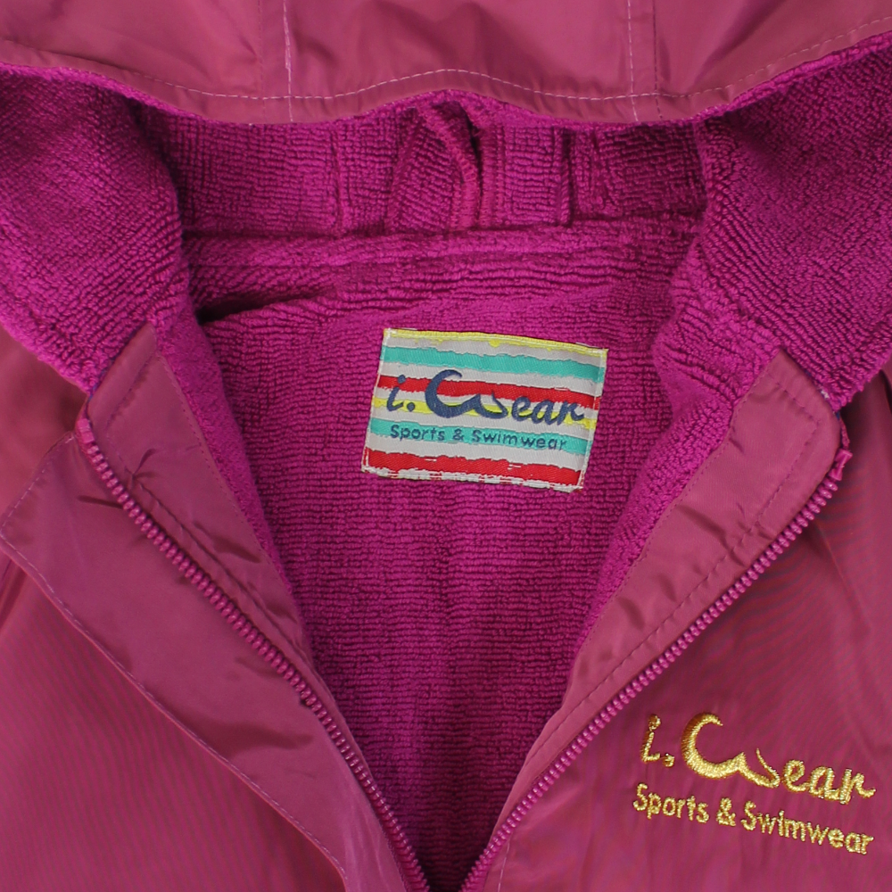Girls Waterproof Swim Robe – Dusty Pink