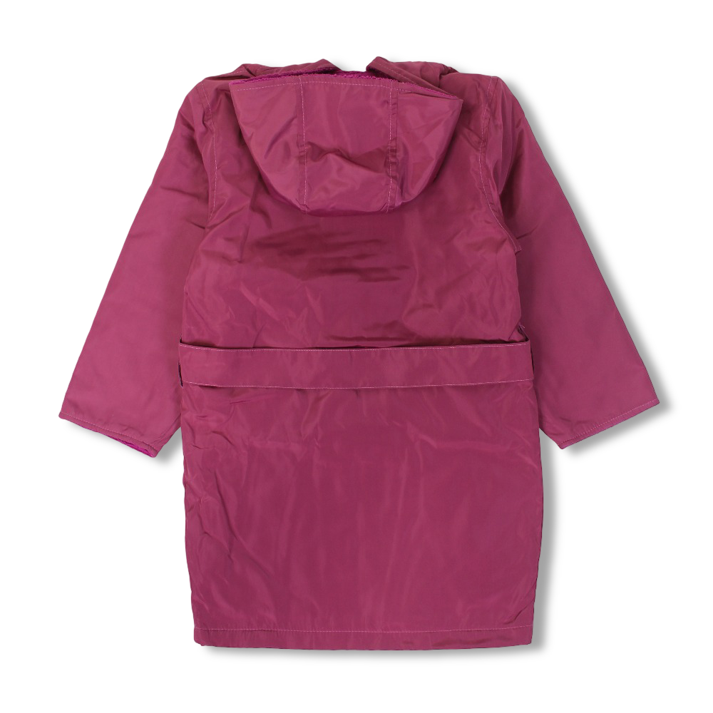 Girls Waterproof Swim Robe – Dusty Pink