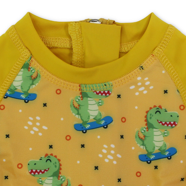 Baby Boys Sunsuit One-Piece – with Dino Print