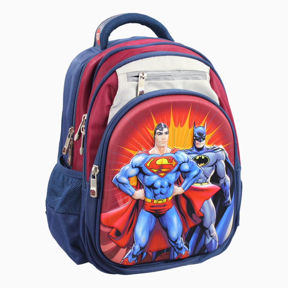 Batman & Superman Backpack - 15 Inches