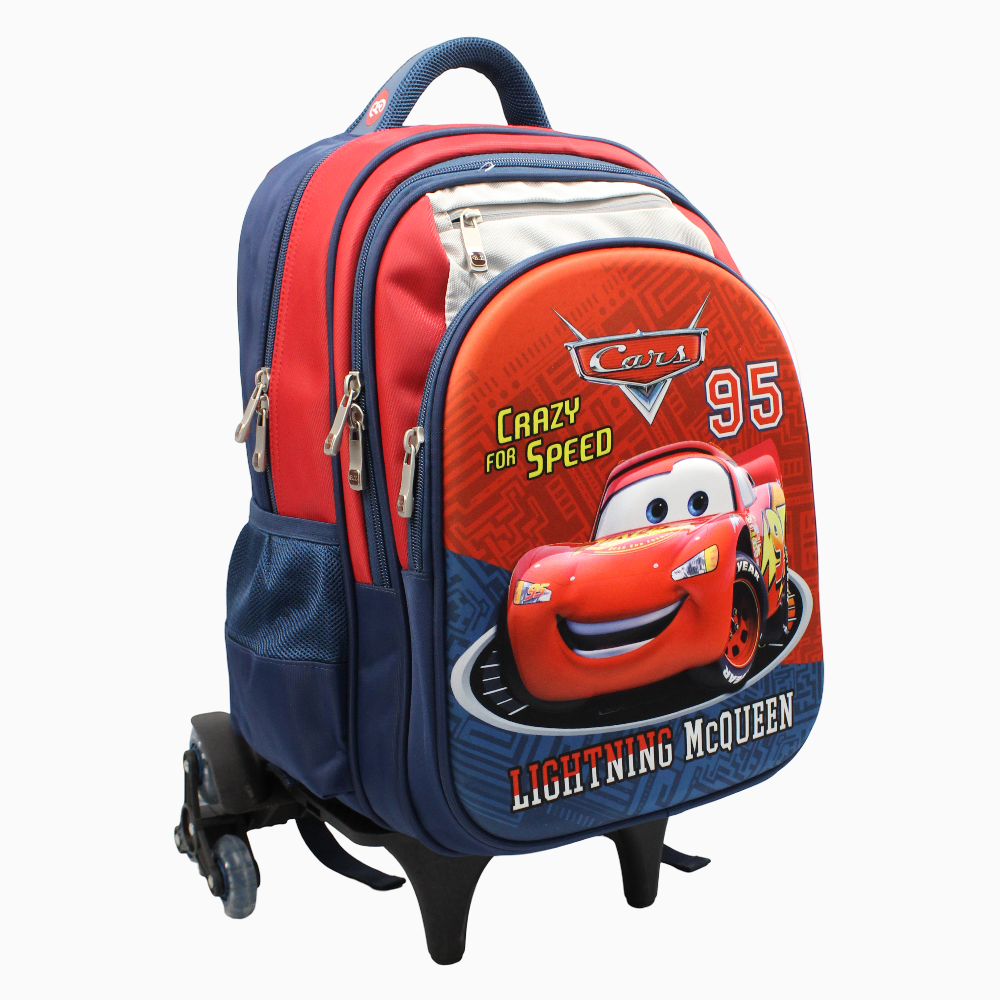 Cars School Set - 18 Inches (Backpack + Pencil Case)