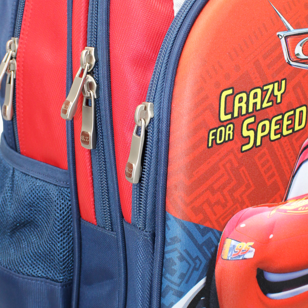 Cars School Set - 18 Inches (Backpack + Pencil Case)