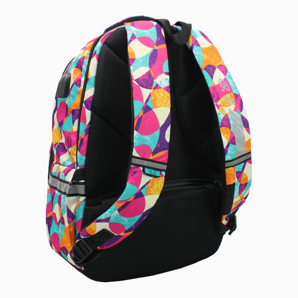 Multicolored School Set - 20 Inches (Backpack + Pencil Case)