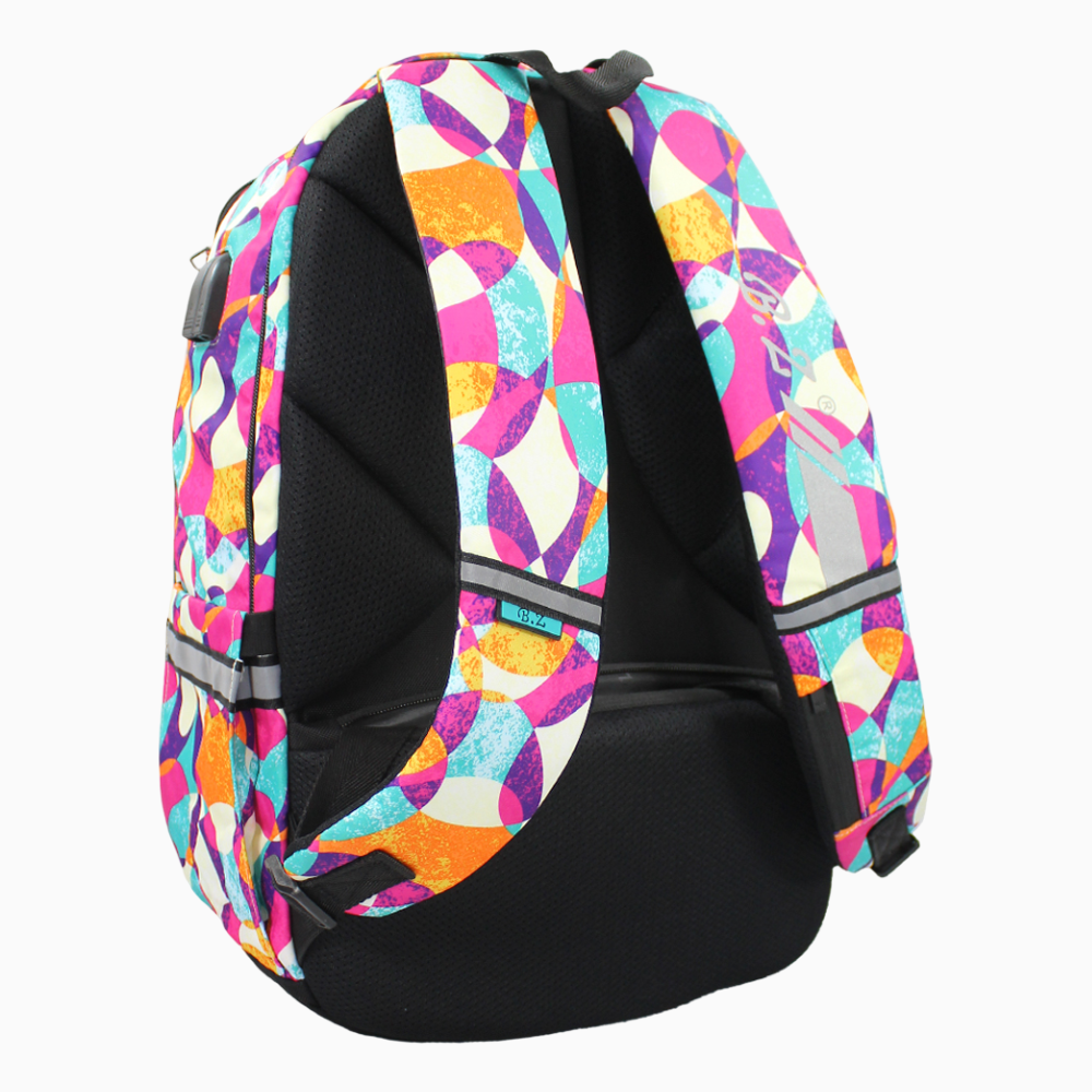 Multicolored School Set - 20 Inches (Backpack + Pencil Case)