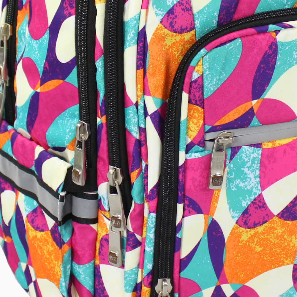 Multicolored School Set - 20 Inches (Backpack + Pencil Case)