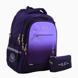 Purple School Set - 20 Inches (Backpack + Pencil Case)