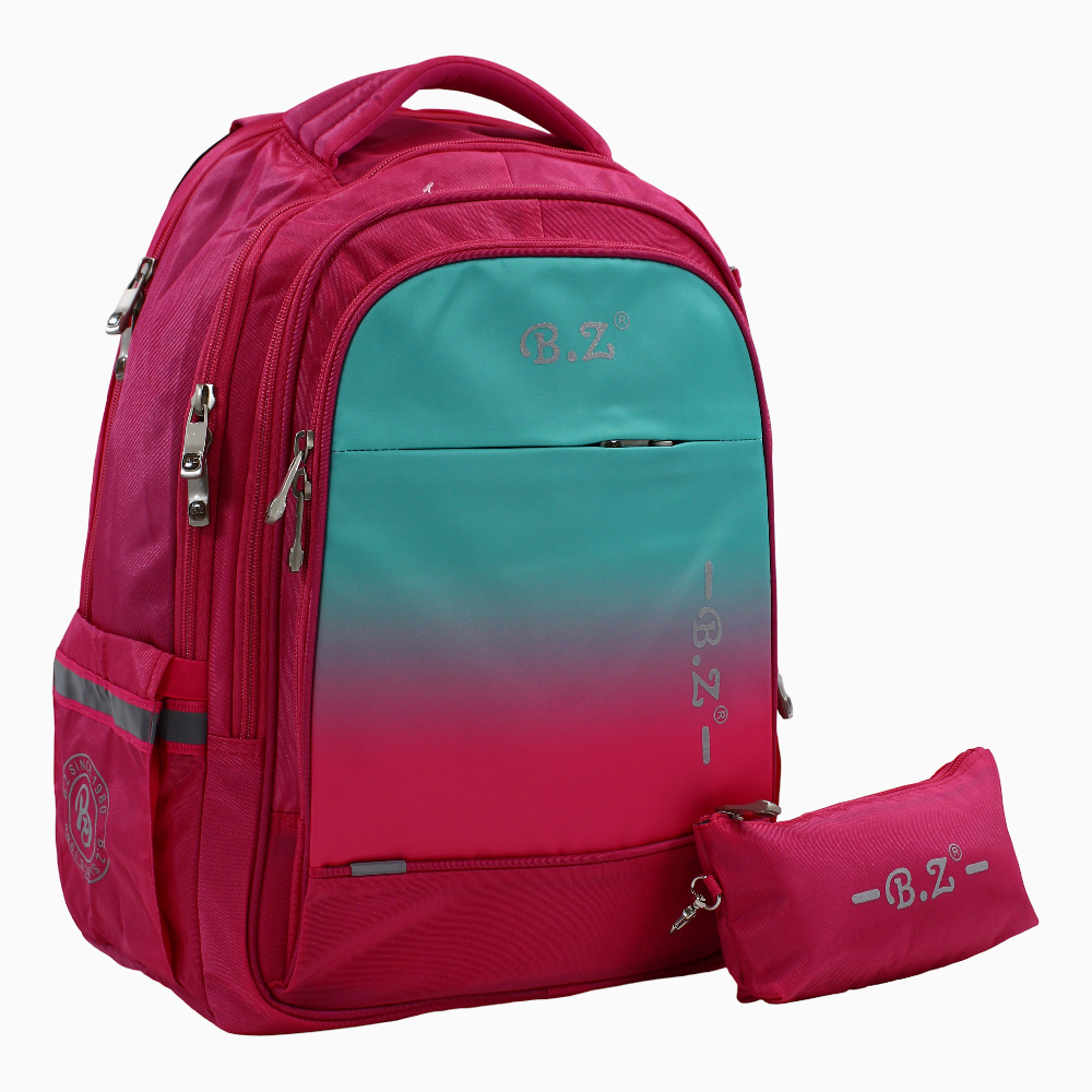 Pink School Set - 20 Inches (Backpack + Pencil Case)