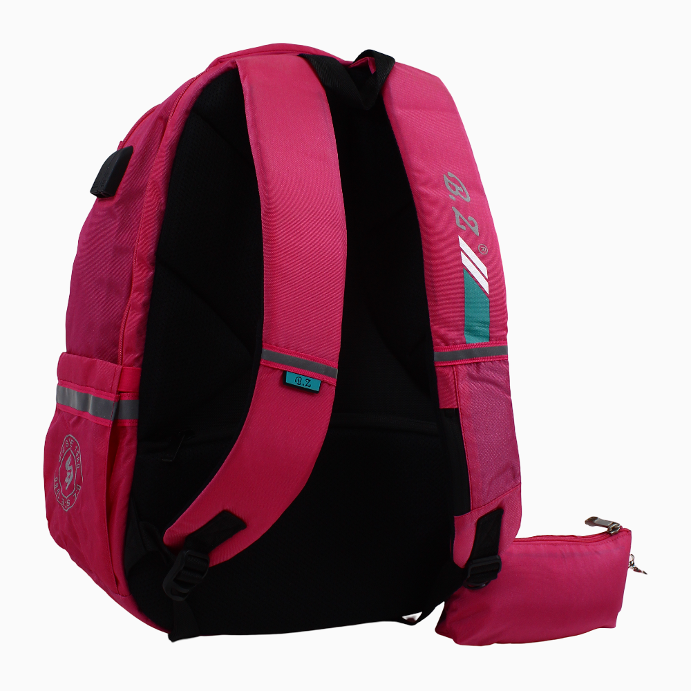 Pink School Set - 20 Inches (Backpack + Pencil Case)