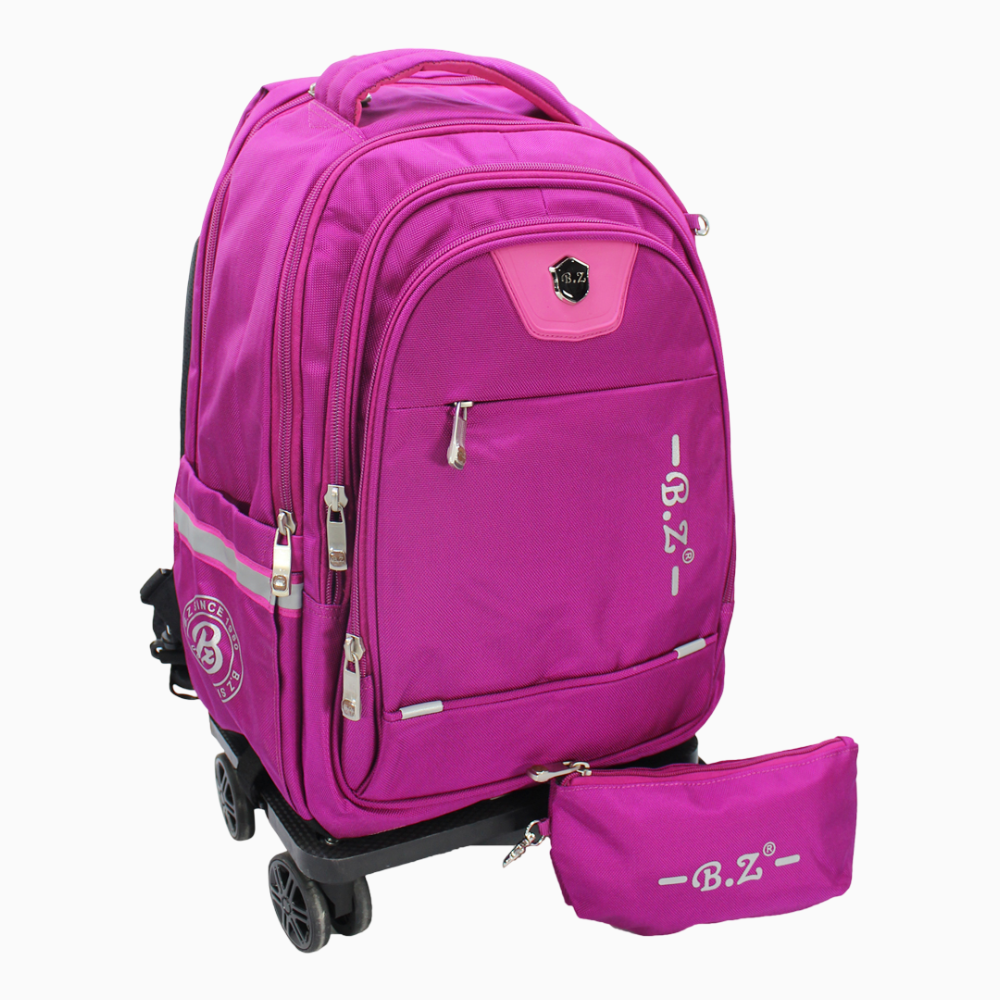 Fuchsia School Set - 20 Inches (Backpack + Pencil Case)