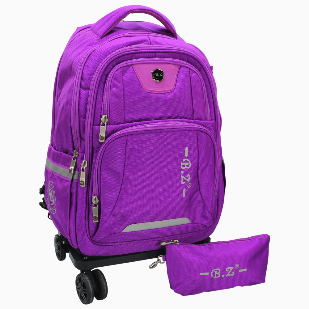 Purple School Set - 20 Inches (Backpack + Pencil Case)