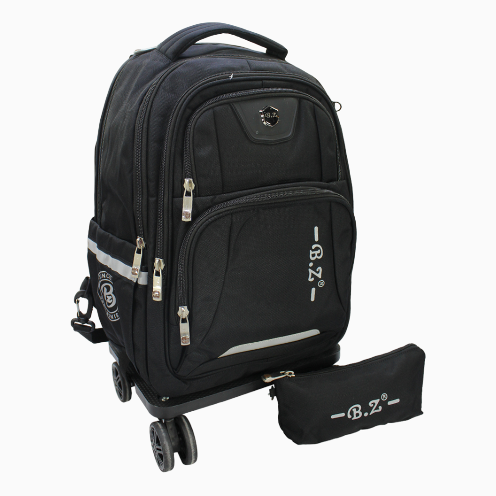 Black School Set - 20 Inches (Backpack + Pencil Case)
