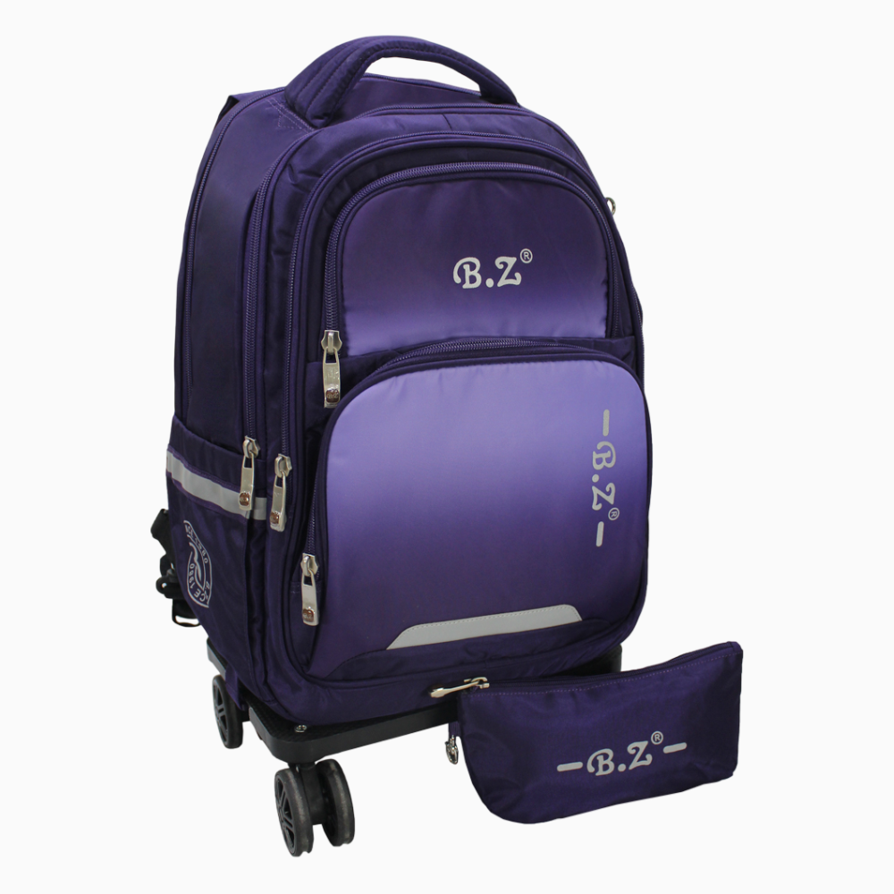 Purple School Set - 20 Inches (Backpack + Pencil Case)