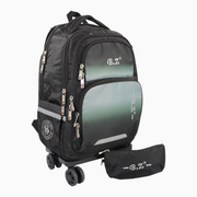 Black School Set - 20 Inches (Trolley Bag + Pencil Case)