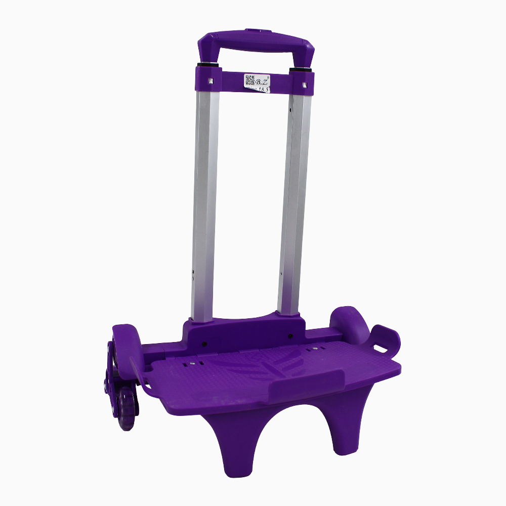 Foldable School Bag Cart – (17-18) Inches & Purple