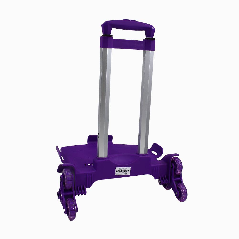 Foldable School Bag Cart – (17-18) Inches & Purple