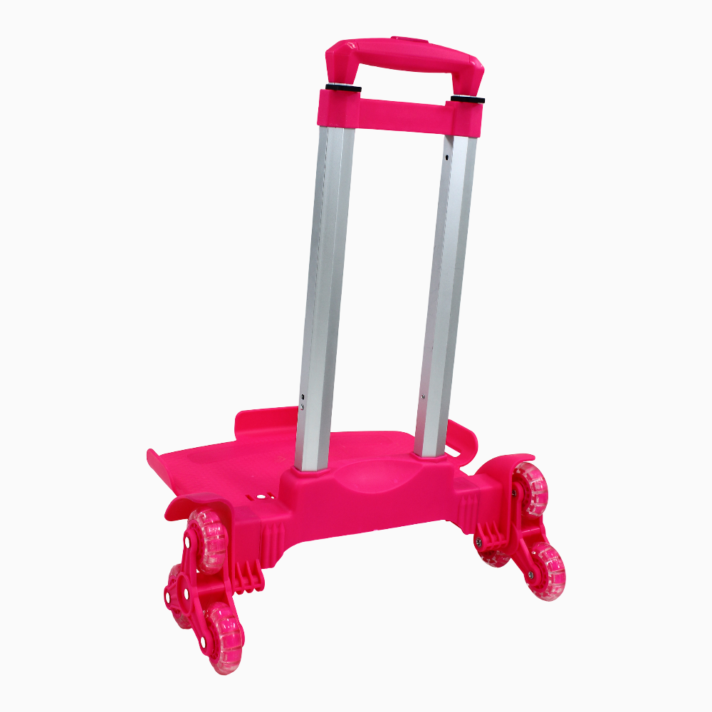 Foldable School Bag Cart - (17-18) Inches & Fuchsia