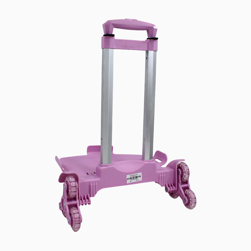 Foldable School Bag Cart - (17-18) Inches & Light Purple