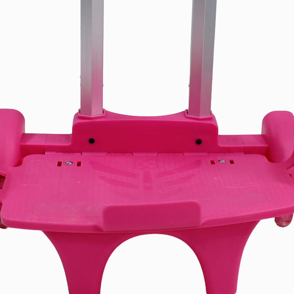 Foldable School Bag Cart – ( 17-18) Inches & Pink