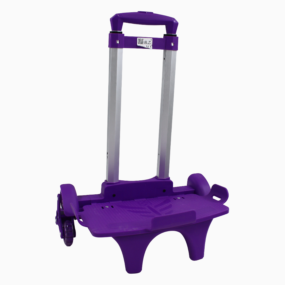 Foldable School Bag Cart - (18.5-20) Inches Purple