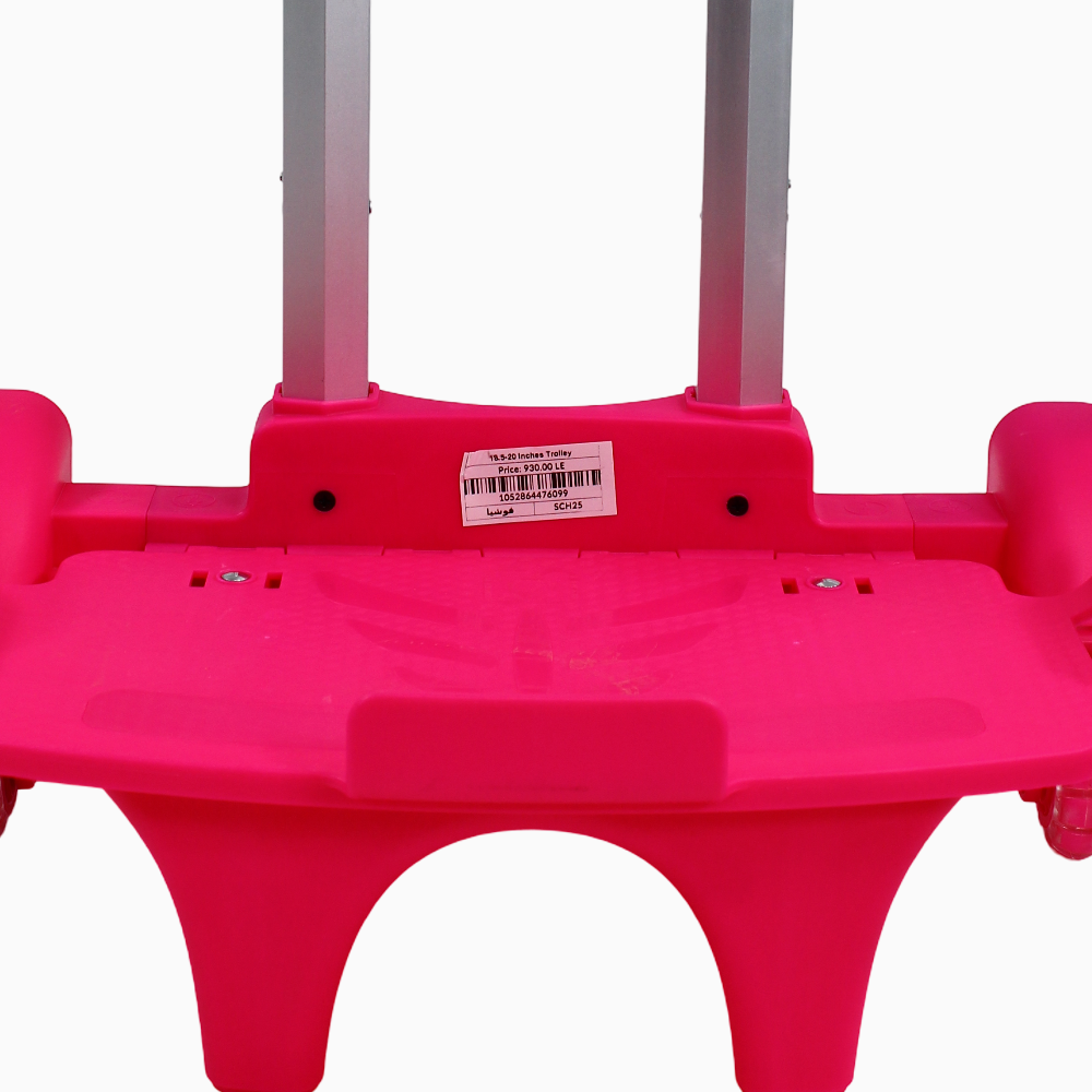 Foldable School Bag Cart – (18.5-20) Inches & Fuchsia