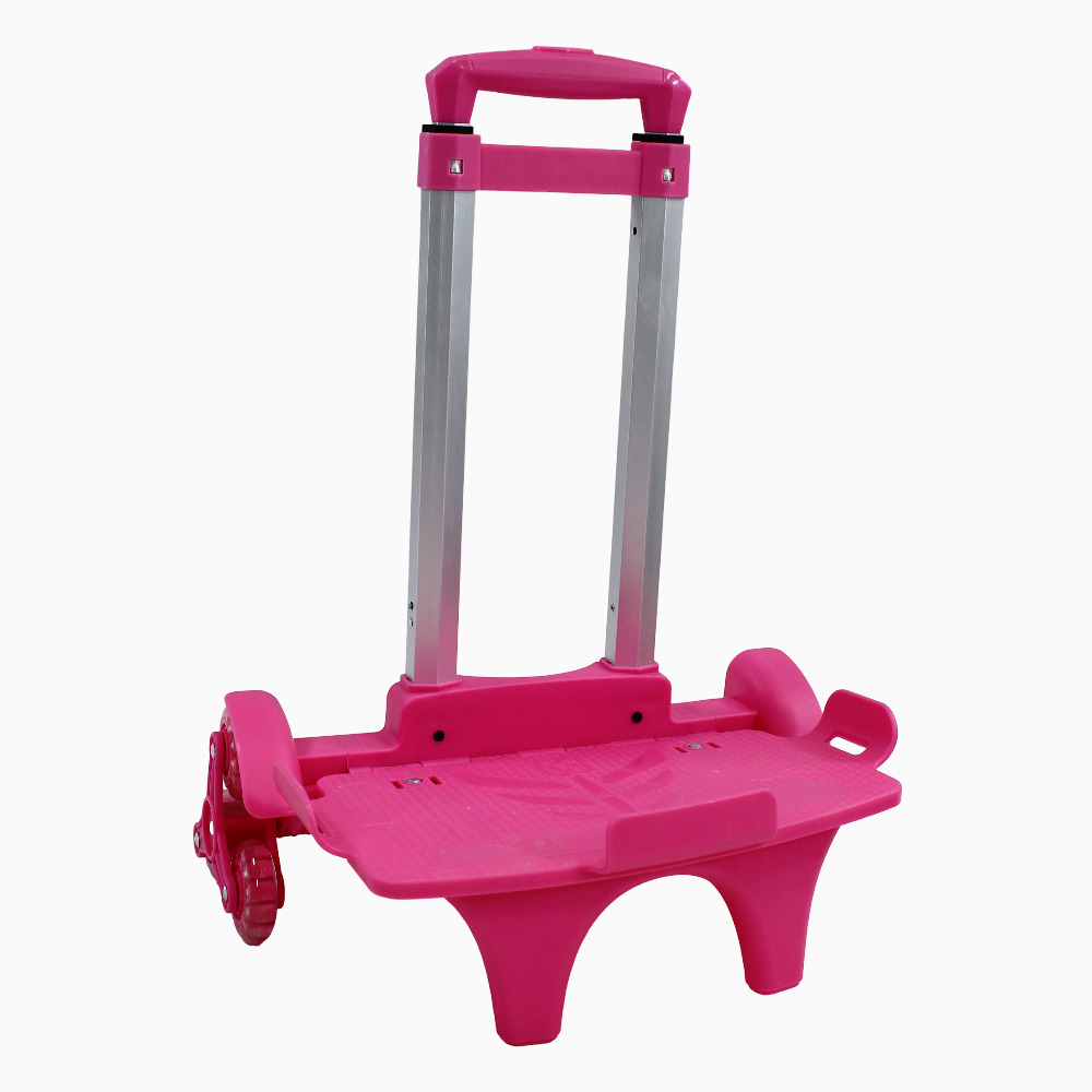 Foldable School Bag Cart - (18.5-20) Inches & Pink