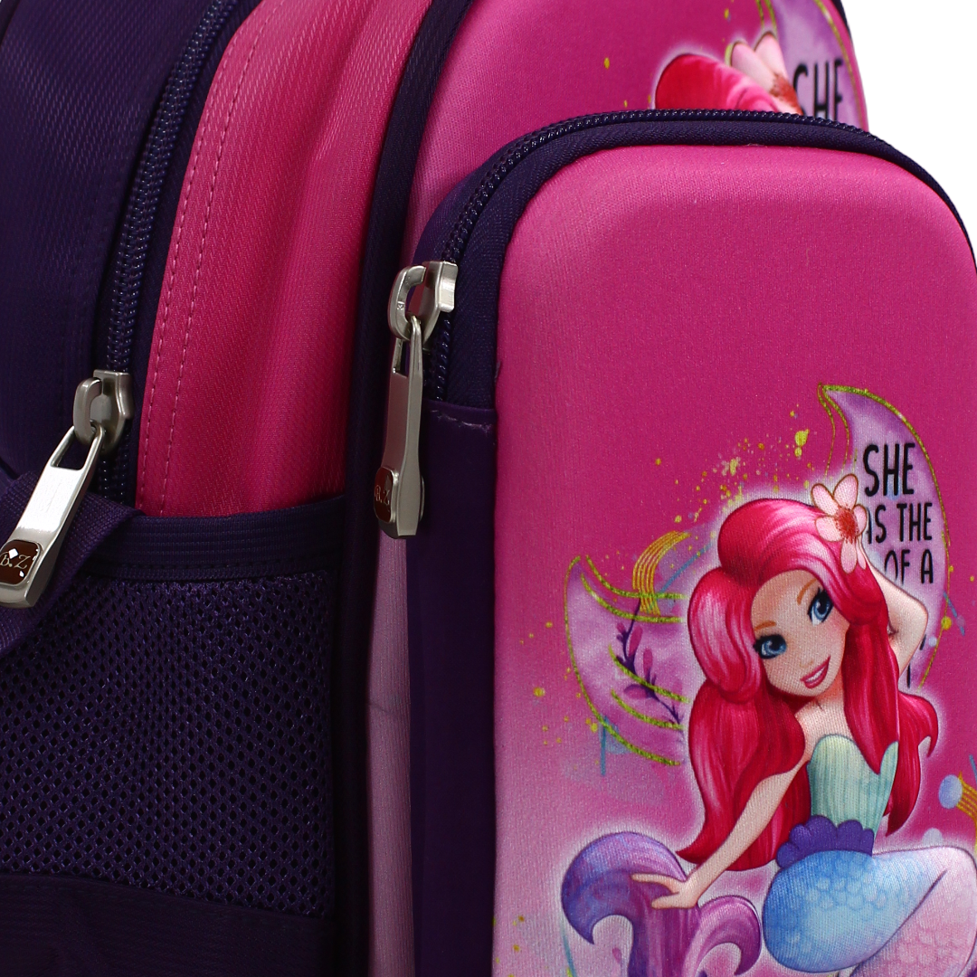 BZ Mermaid (Lunch Bag + Pencil Case) – Purple & Fuchsia
