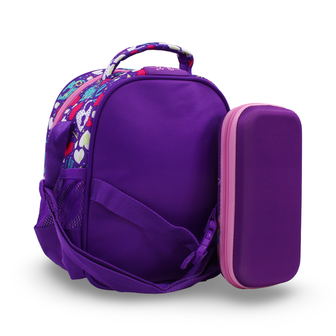 BZ Mermaid School Set (Lunch Bag + Pencil Case) – Purple