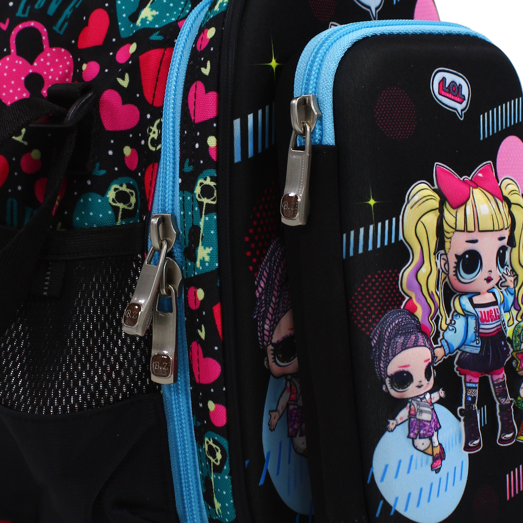 BZ LOL Surprise School Set (Lunch Bag + Pencil Case) – Black