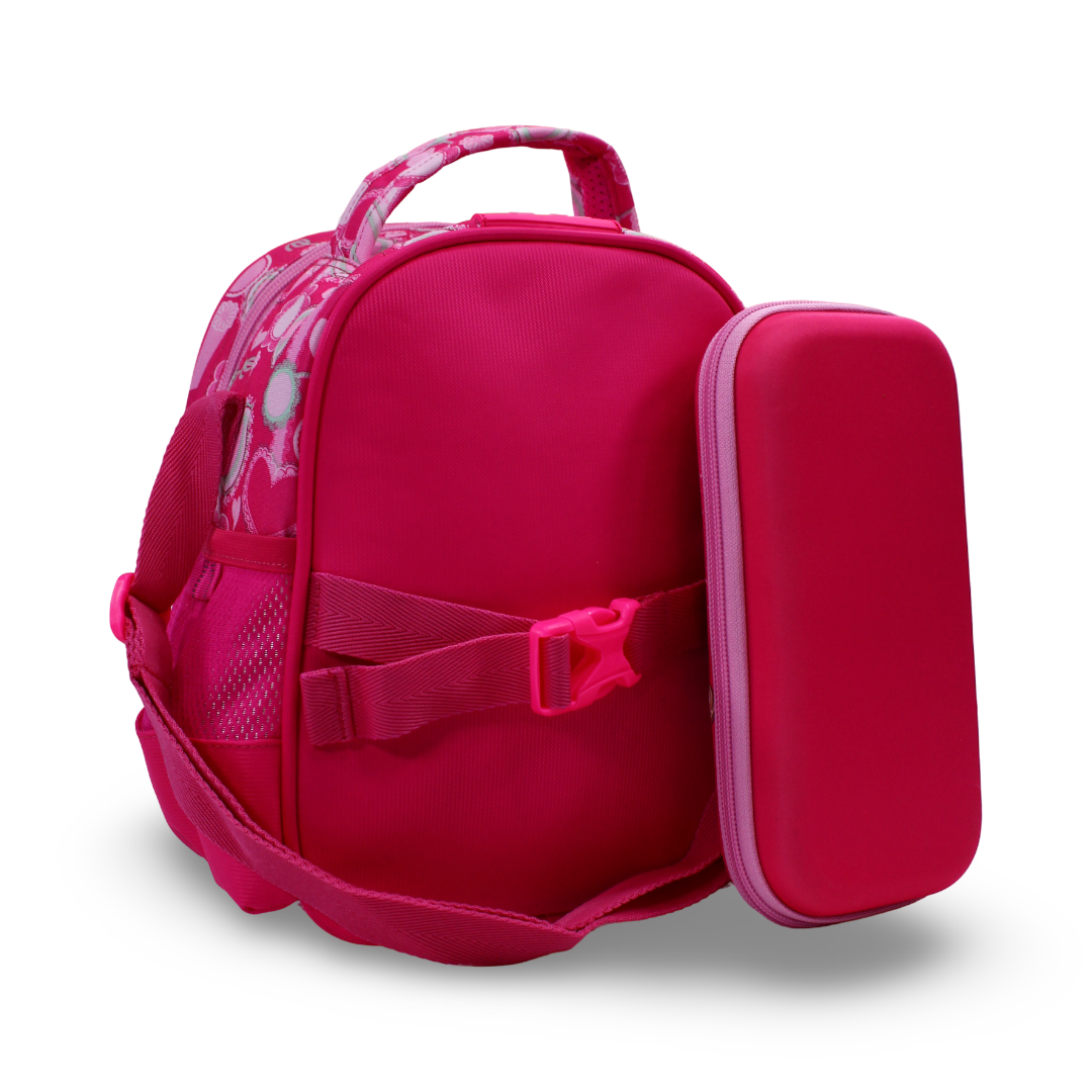 BZ Princess School Set (Lunch Bag + Pencil Case) – Fuchsia