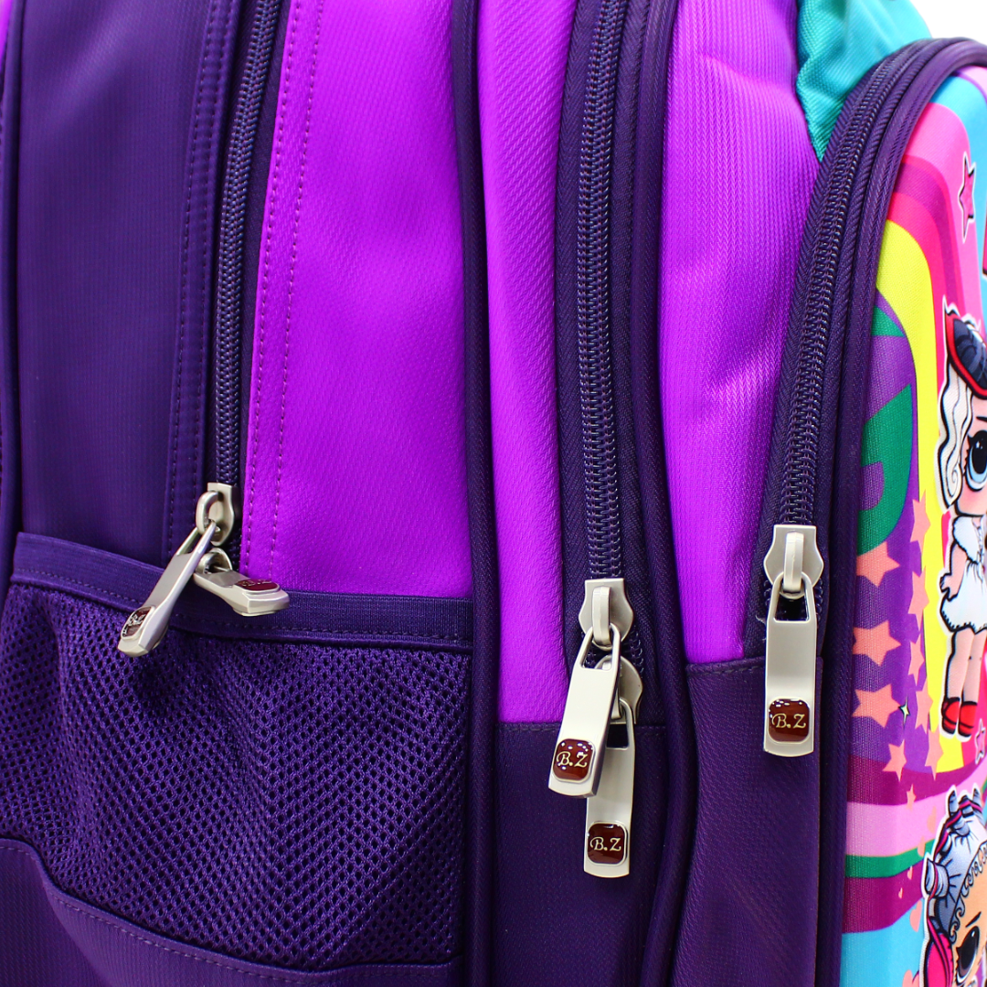 BZ Lol Trolley Bag 16.5 Inches – Purple