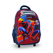 BZ Spider-Man Trolley Bag 16.5 Inches – Burgundy & Navy