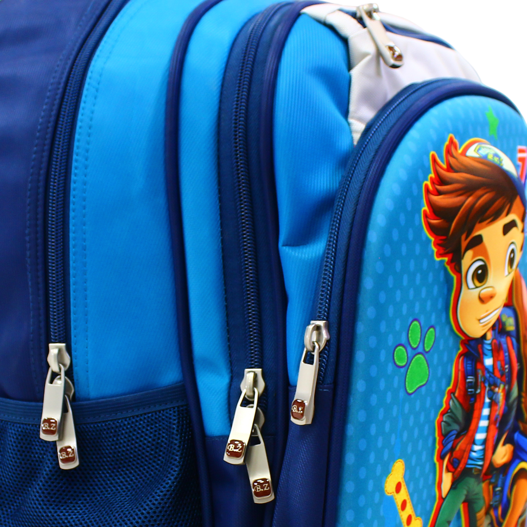 BZ Team Player Trolley Bag 16.5 Inches – Turquoise & Navy