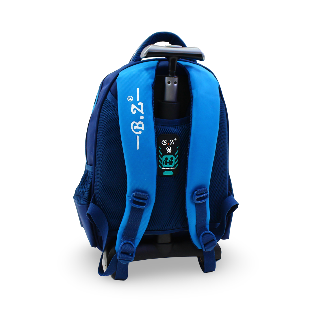 BZ Team Player Trolley Bag 16.5 Inches – Turquoise & Navy