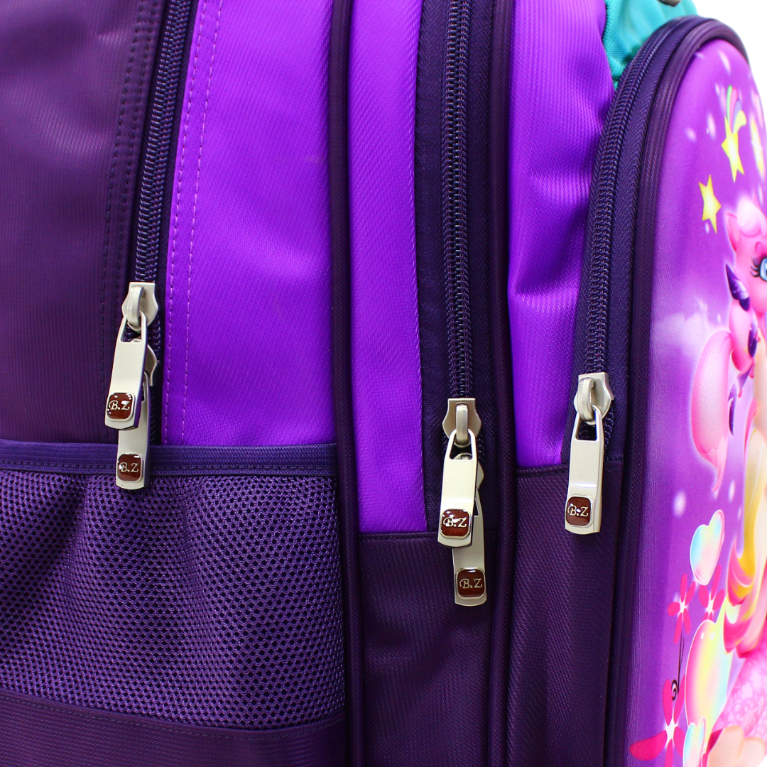 BZ Princess A Fairy Trolley Bag 16.5 Inches – Purple