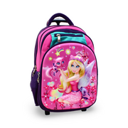BZ Princess Fairy Trolley Bag 16.5 Inches – Purple & Pink
