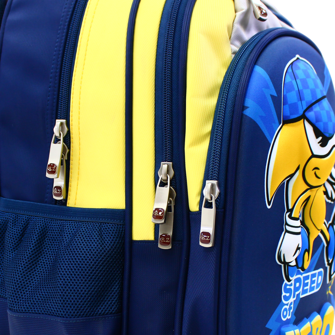 BZ Speed of Hero Trolley Bag 16.5 Inches – Blue & Yellow