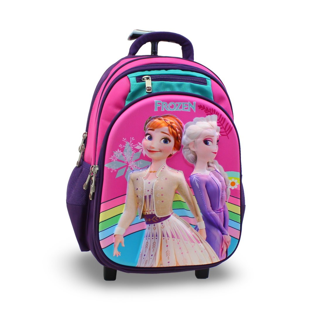 BZ Frozen Trolley Bag 16.5 Inches – Pink & Purple
