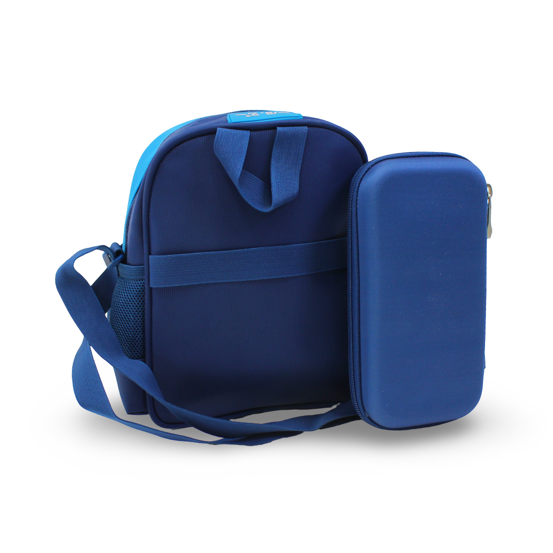 BZ Team Player (Lunch Bag + Pencil Case) – Turquoise & Navy