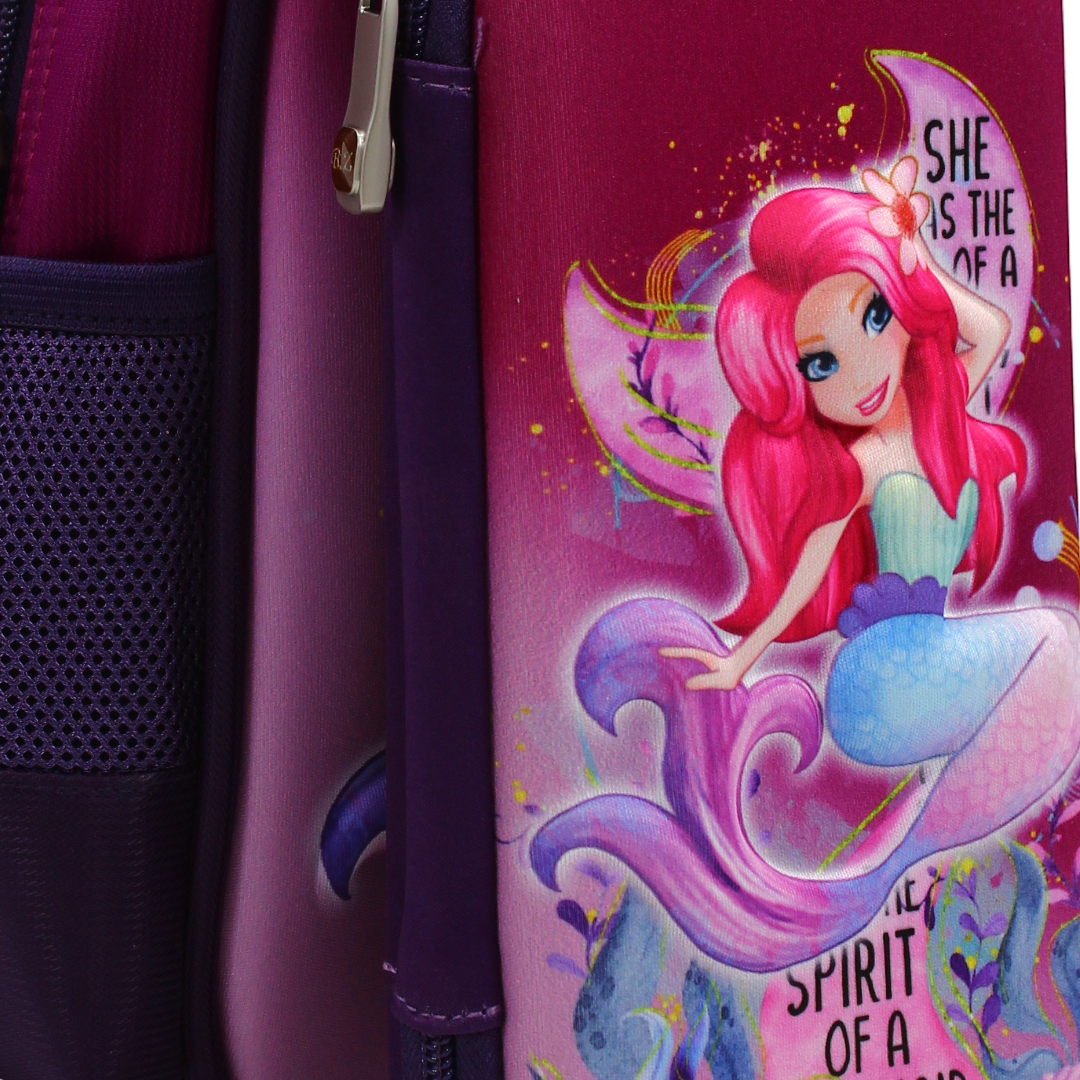 BZ Mermaid (Lunch Bag + Pencil Case) – Fuchsia & Purple