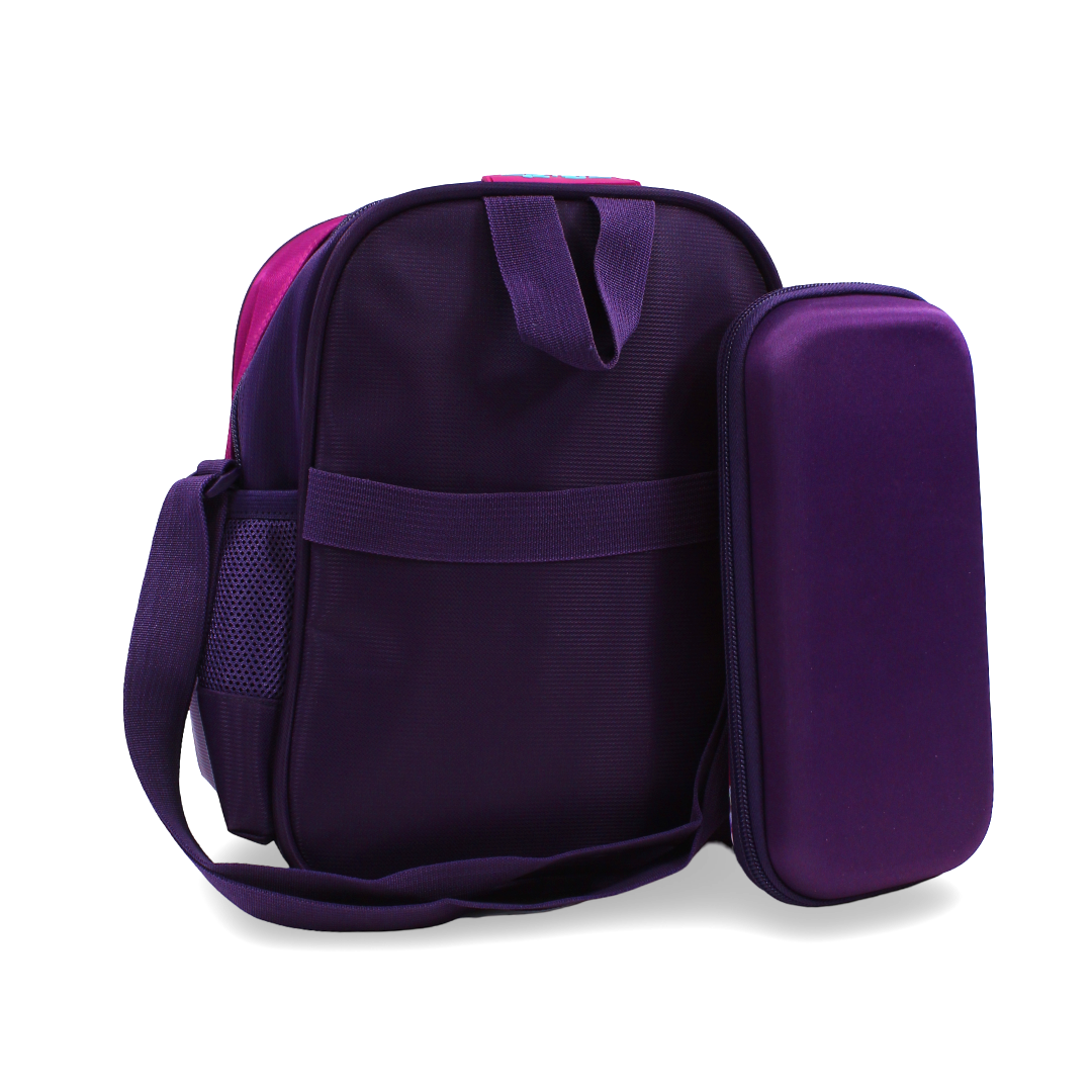 BZ Mermaid (Lunch Bag + Pencil Case) – Fuchsia & Purple