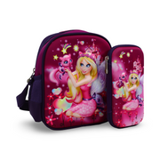BZ Barbie A Fairy (Lunch Bag + Pencil Case) – Purple & Fuchsia - School - BZ-SCHOOL